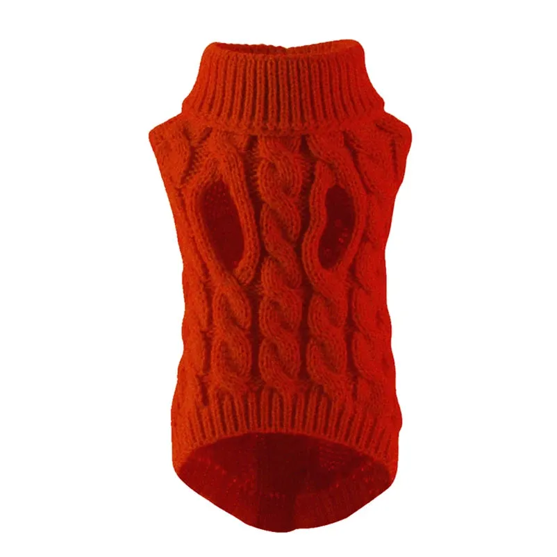 Winter Warm Dog Sweaters for Small & Medium Pets - Soft & Cozy